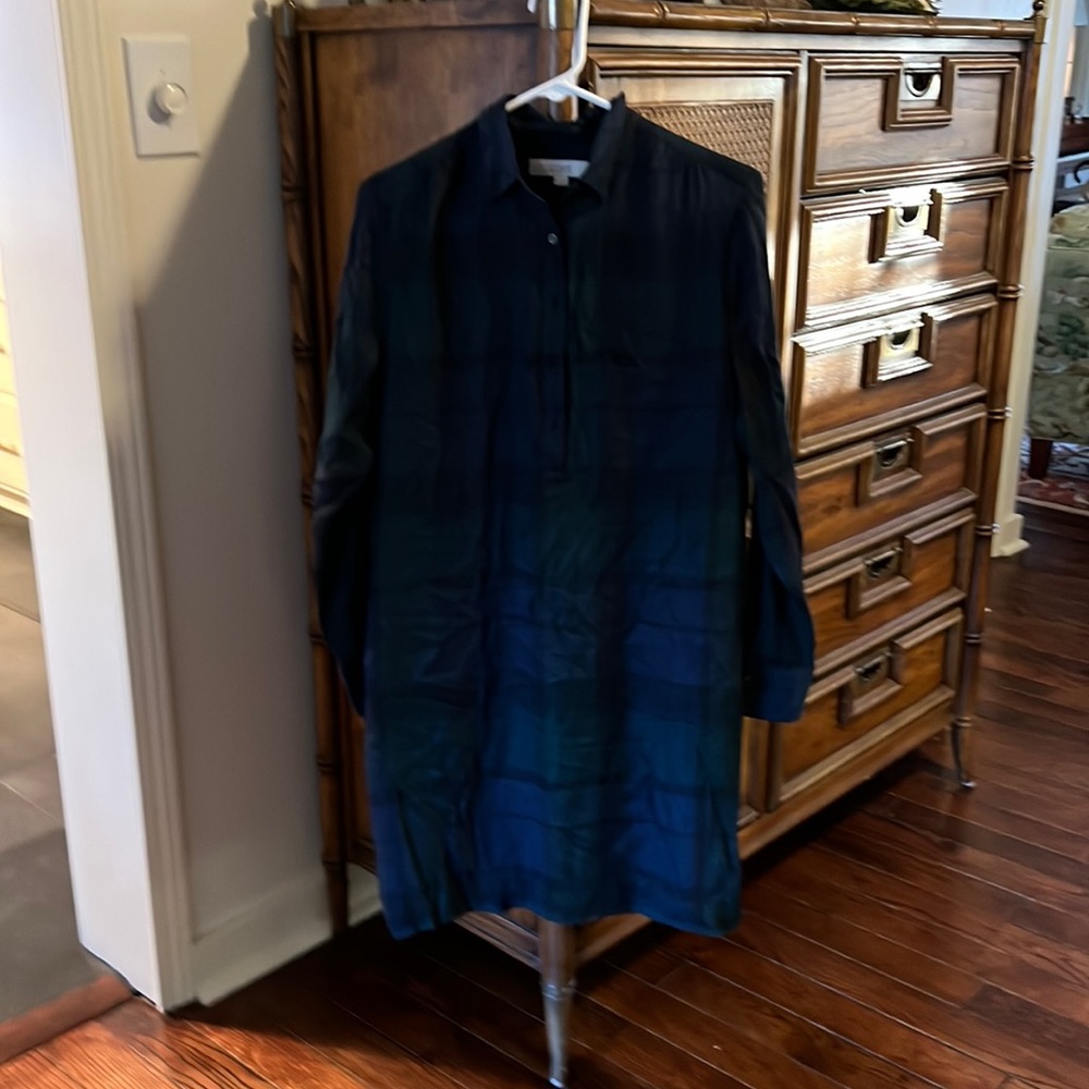 Ann Taylor Loft Blackwatch Plaid Dress